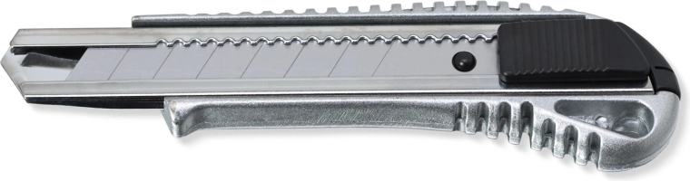 Universal utility knife with 18 mm snap-off blade