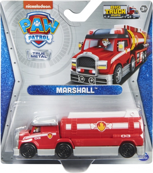 Paw Patrol True Metal ugniagesių automobilis Marshall 13 cm