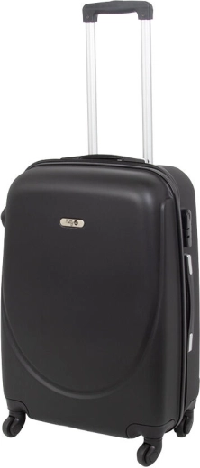 Travel hardshell suitcase ABS, 61 l, black