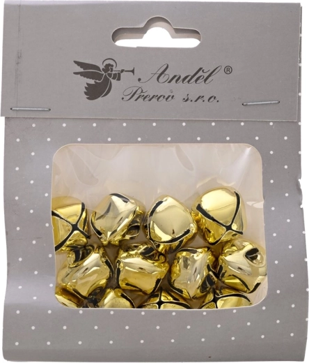Metal Jingle Bells in Gold Color 2 cm (12 pcs)