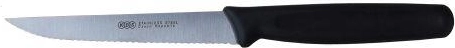 Steak knife with black handle 115 mm