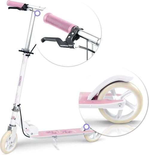 Lightweight, folding design with adjustable handlebars