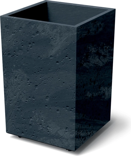 Sierra Square High Planter with concrete effect, anthracite 38.5 × 38.5 cm