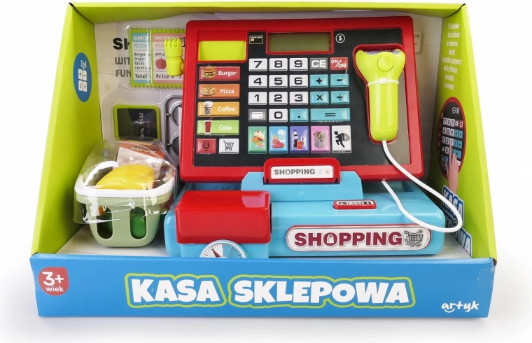Cash Register with Scanner and Scale