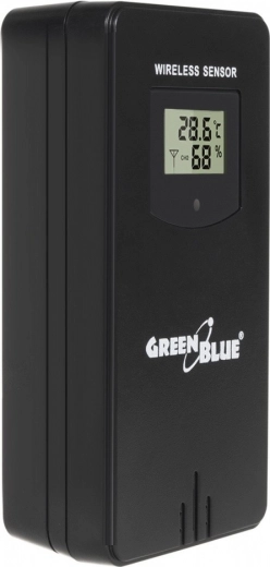 Outdoor sensor for weather station with LCD display