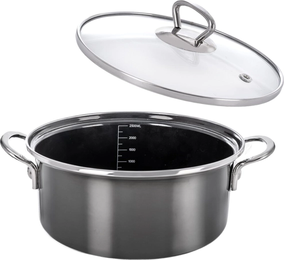 Glass lid for monitoring cooking