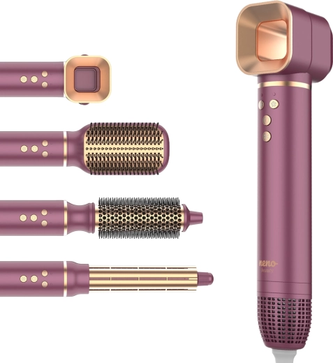 Neno Beauty Vio karšto oro 5 in 1 plaukų formavimo įrenginys su jonizacija