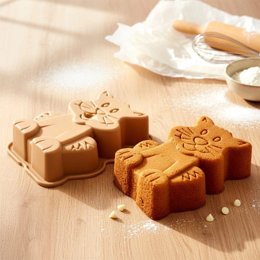Striking 3D cat shape