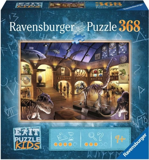 RAVENSBURGER EXIT – Naktis muziejuje: pabėgimo dėlionė vaikams (368 detalės)