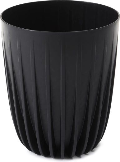 Mira Flower Pot 19 cm eco recycled – black