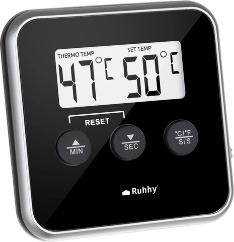 Large and easy-to-read LCD display