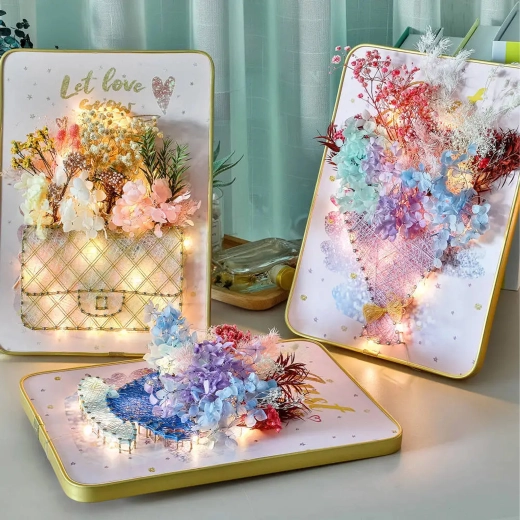 Decoration with LED effect