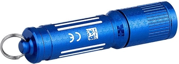 OLIGHT I3E EOS Pocket Flashlight Stellar Blue for Keys, 90 lm