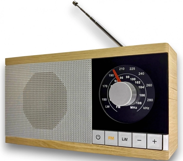 Krystyna Retro Radio in a Wooden Finish