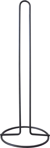 Laisvai pastatomas tualetinio popieriaus laikiklis 43 cm – juodas plienas