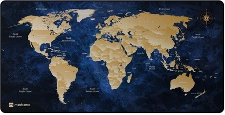 Pelės kilimėlis NATEC World Deep Blue 800 × 400 mm