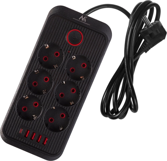 6 outlets for maximum flexibility