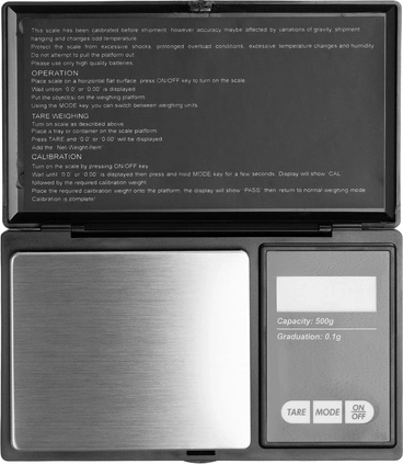 Tikslus svėrimas iki 500 g