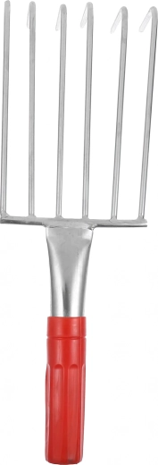 Hand garden cultivator with 6 tines, 32 cm