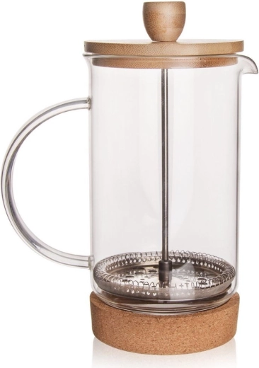 Bambukinis dangtelis ir kamštinis pagrindas