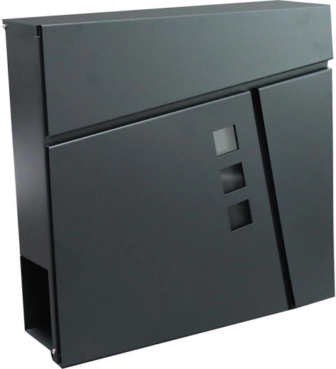 Pašto dėžutė TILES antracito 370 × 370 × 105 mm