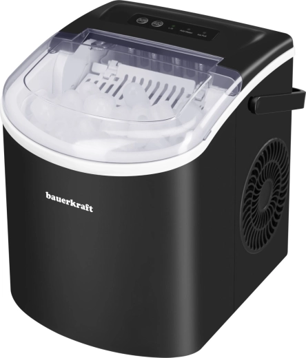Transparent lid and insulated ice chamber