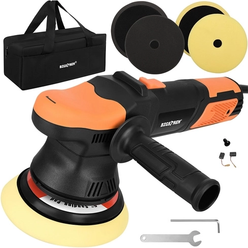 Bigstren 900 W electric orbital polisher DA 125 with speed control