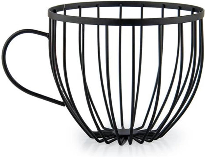 Vielinė dubenė su rankena Kitchisimo, juoda, 15 cm
