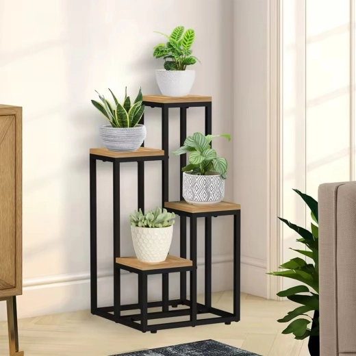 Stable metal frame with black matte powder coating
