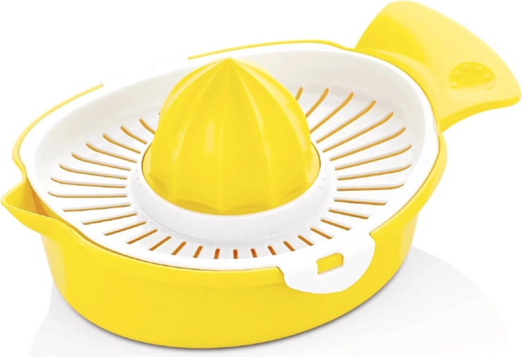 Citrusinių vaisių spaudiklis su dubenėliu TASTY, 20 × 15 × 8 cm, plastikas