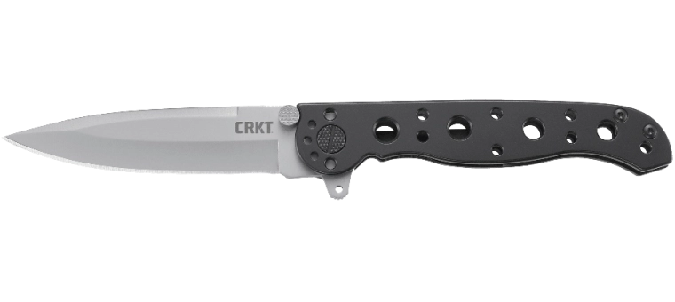 Kišeninis peilis CRKT M16 Spear Point, 8 cm, juodas, nerūdijantis plienas