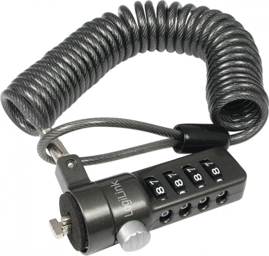 Kensington lock with 4-digit code, black