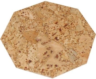 Kamštinės padėkliukai aštuonkampiai 10 cm (6 vnt.)