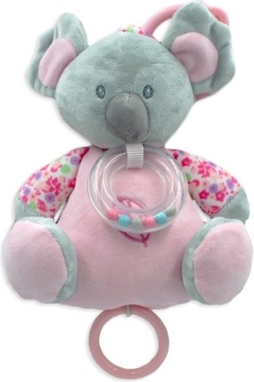 Rožinė muzikinė dėžutė Koala 18 cm