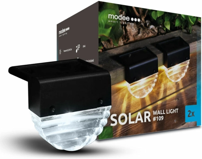 Modee Smart Lighting 109 Solar Wall Lights, set of 2