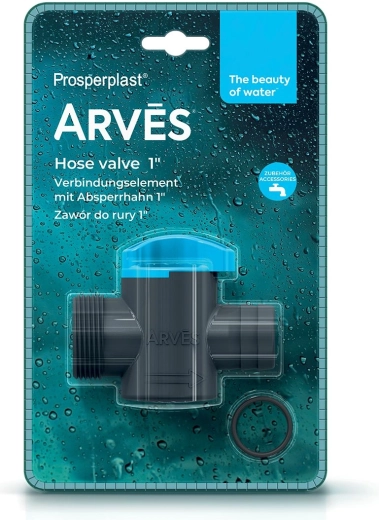 1″ hose valve for rainwater barrels
