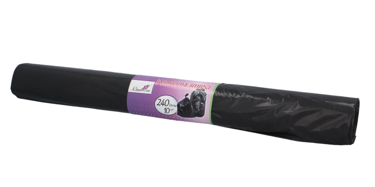 Extra-strong trash bags 240 l, black, 10 pcs