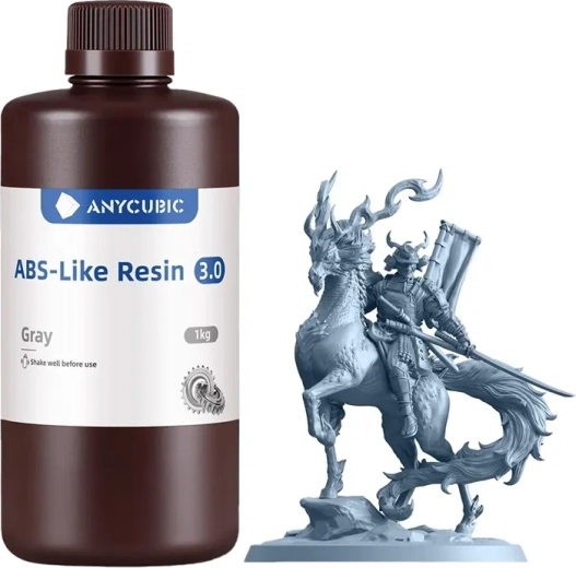 Anycubic ABS tipo derva 3.0 pilka – 1 vnt.