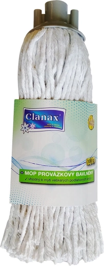 Replacement cotton mop head 300 g with coarse thread