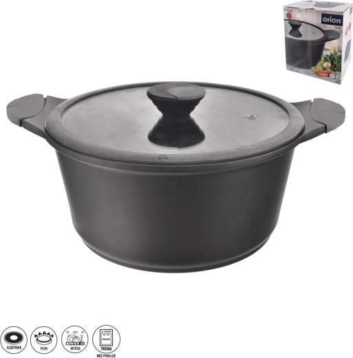 GALI Pot 7 L with Glass Lid