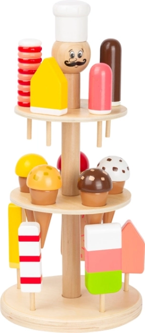 Medinis ledų stendas SMALL FOOT Luigi Gelato