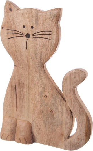Natural wood with visible grain