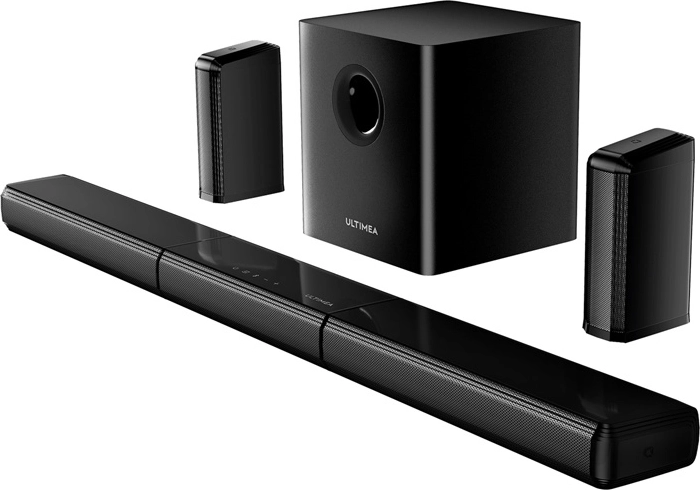 Powerful bass from the 6.5" subwoofer