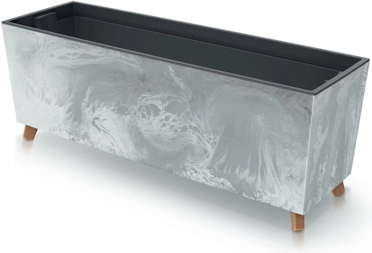 Urbi Case Planter concrete effect 77 cm with legs