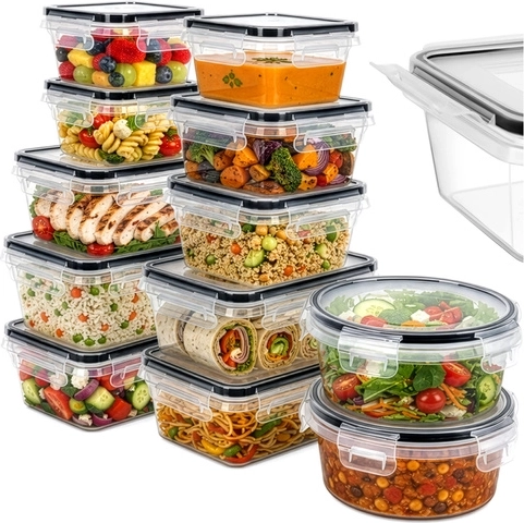 Zortiva Food Storage Container Set 12 pcs (BPA free)