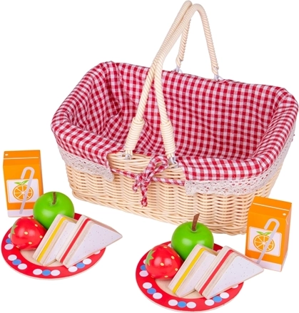 Vaikiškas pikniko krepšelis nuo Bigjigs Toys