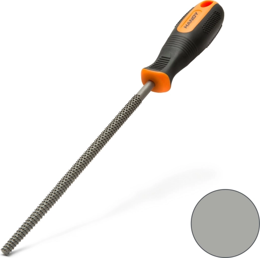 Round wood rasp with medium coarseness