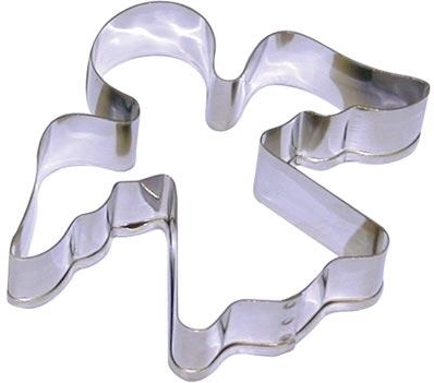 Stainless Steel Angel Cookie Cutters – Set of 10