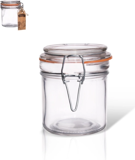 Bela Glass Jar with Clip-Top Lid 0.28 L