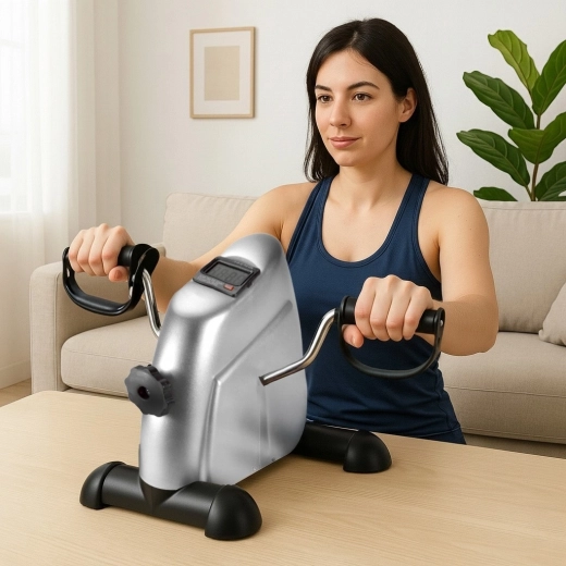 Leg and arm exercise (2-in-1) anytime, anywhere